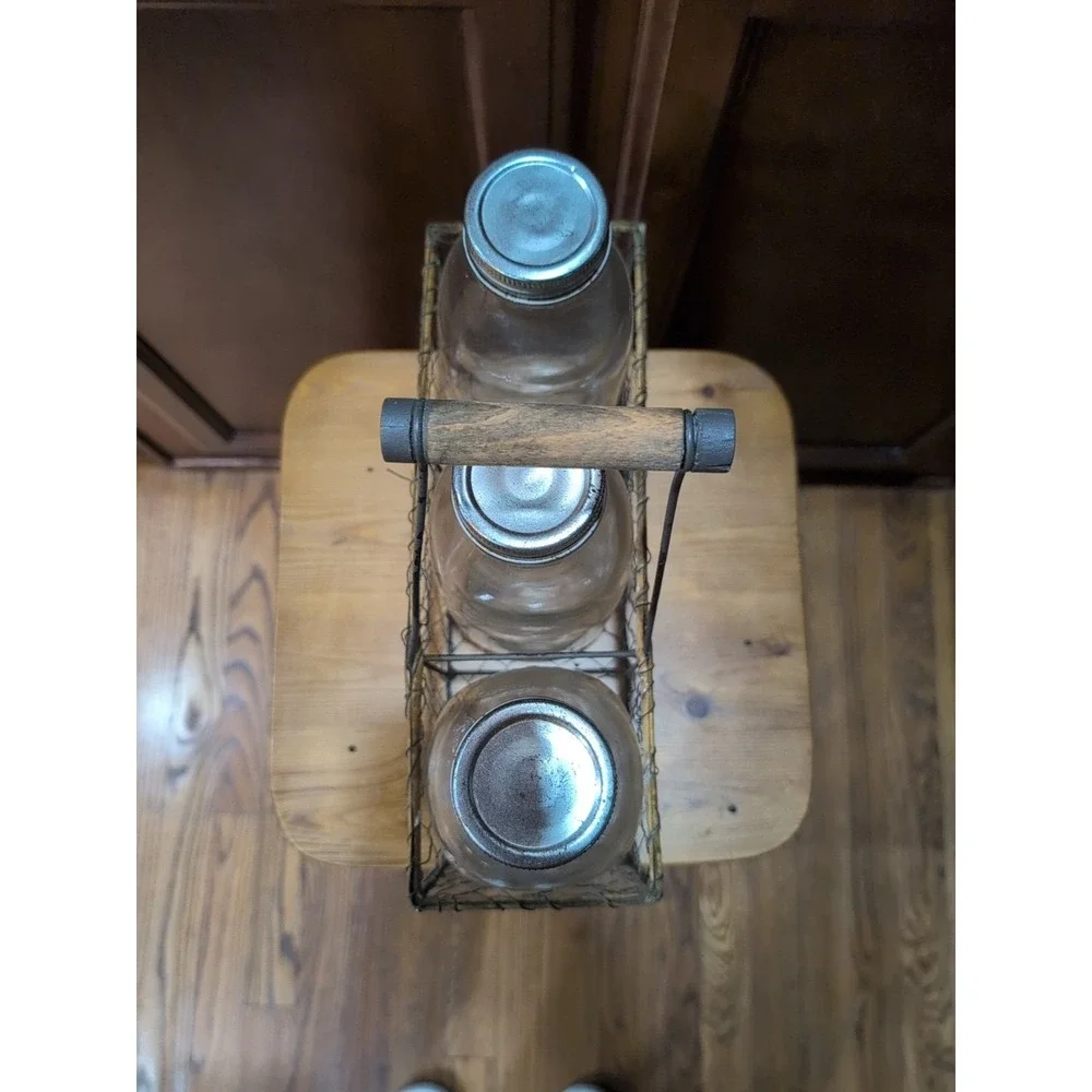 Fritta del Prato Glass Bottles retro wire